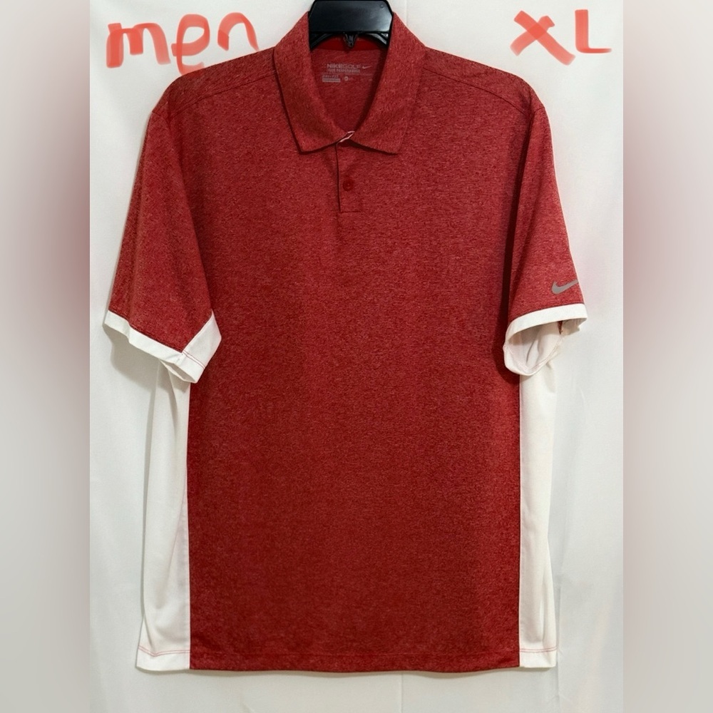 Nike Men's Red Polo Shirt